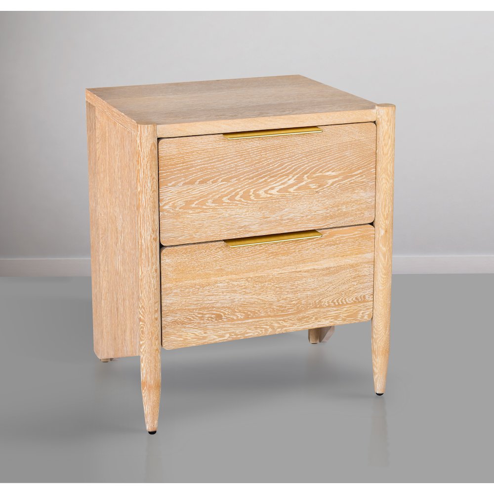 Oakwood White Oak Night Stand. Picture 2