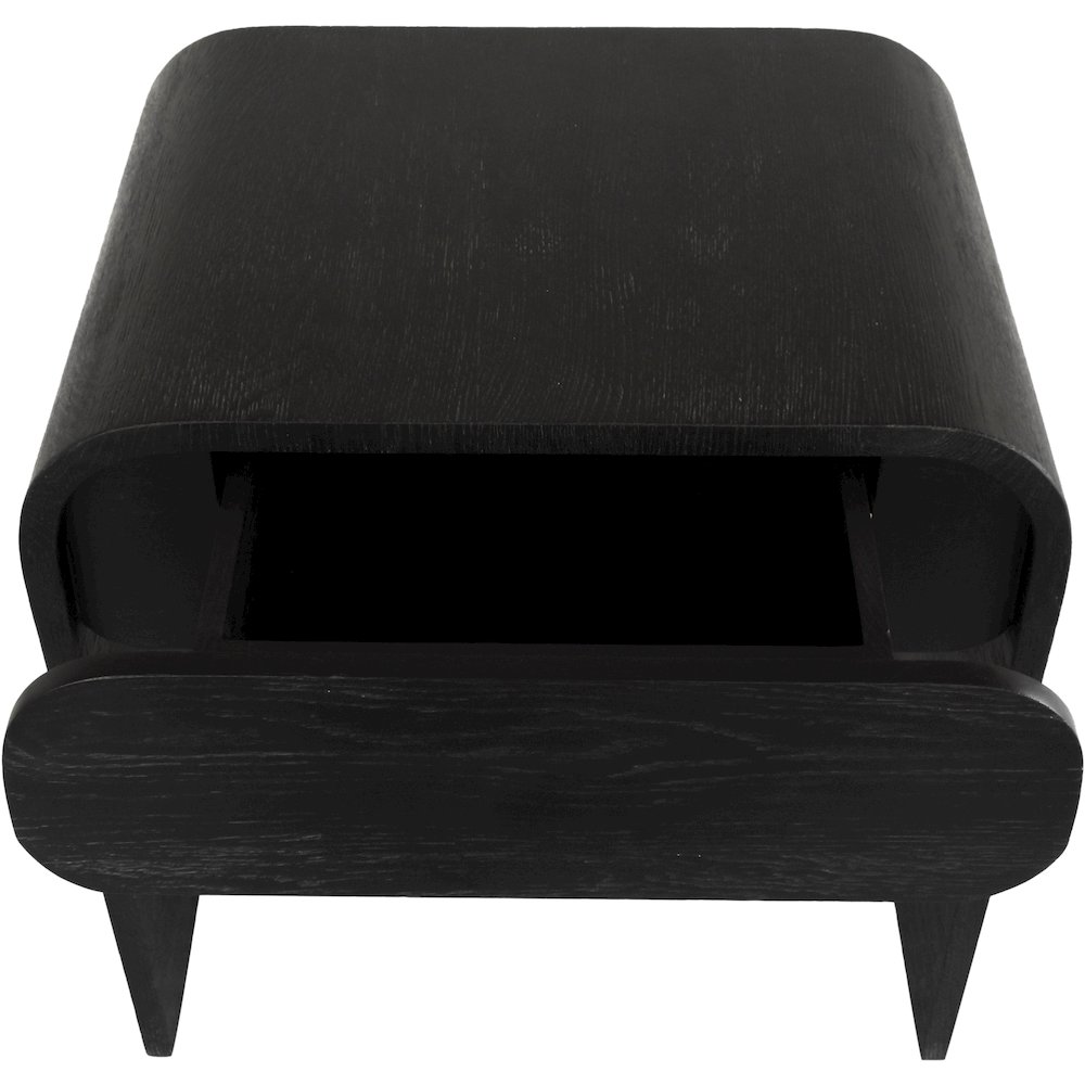 Cresthill Black Oak Night Stand. Picture 9