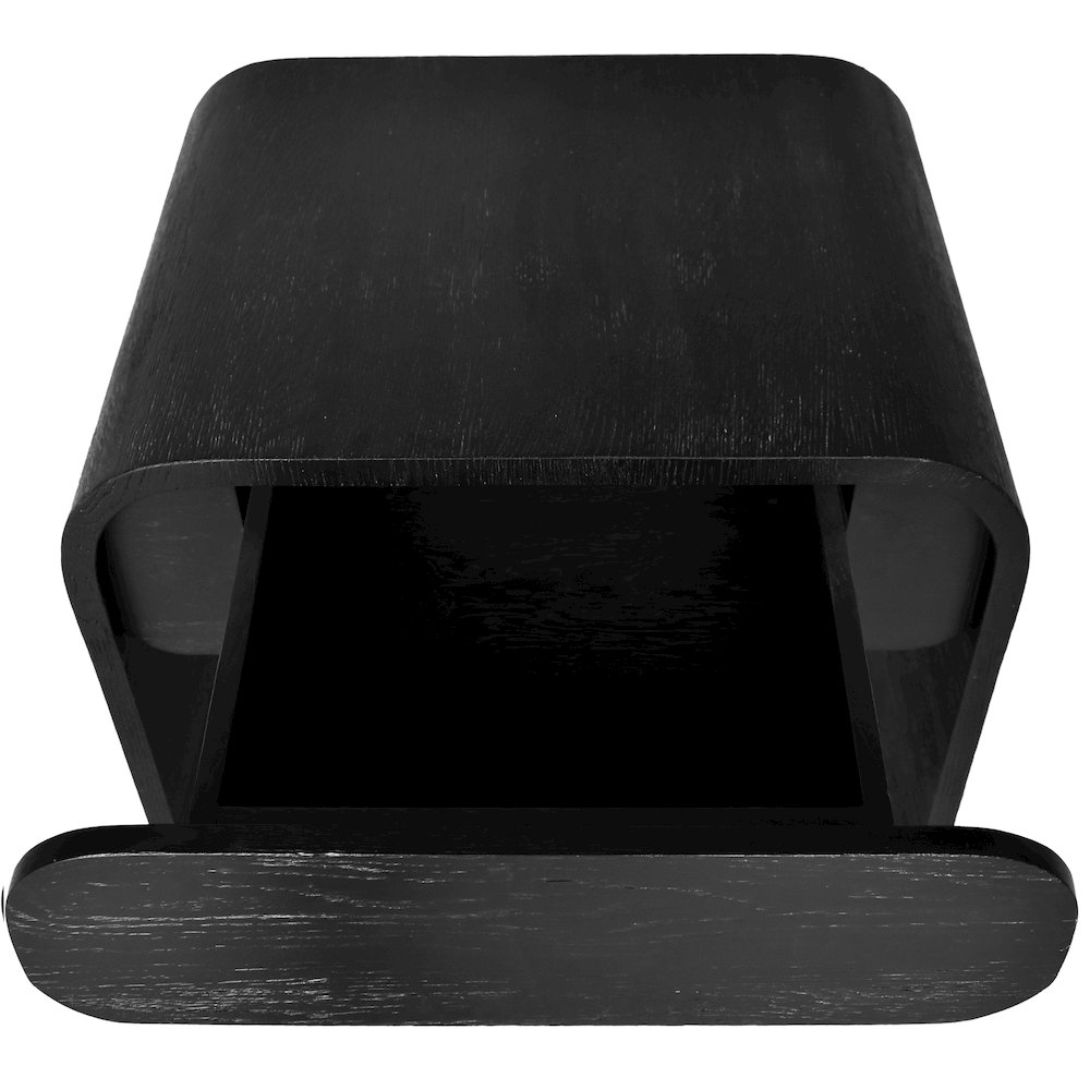Cresthill Black Oak Night Stand. Picture 10