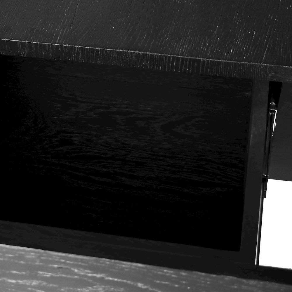 Cresthill Black Oak Night Stand. Picture 11