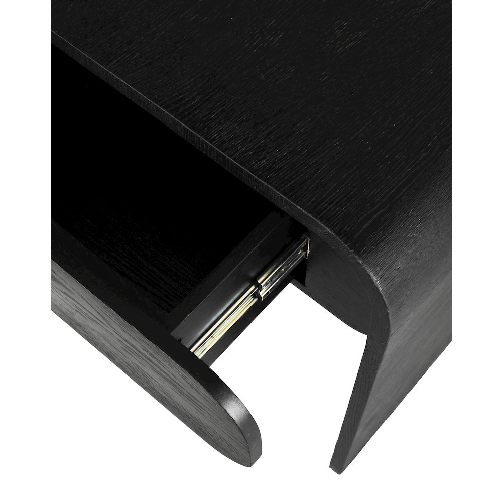 Cresthill Black Oak Night Stand. Picture 12