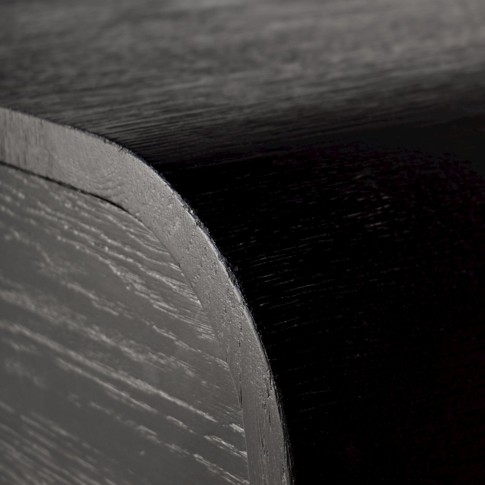 Cresthill Black Oak Night Stand. Picture 14