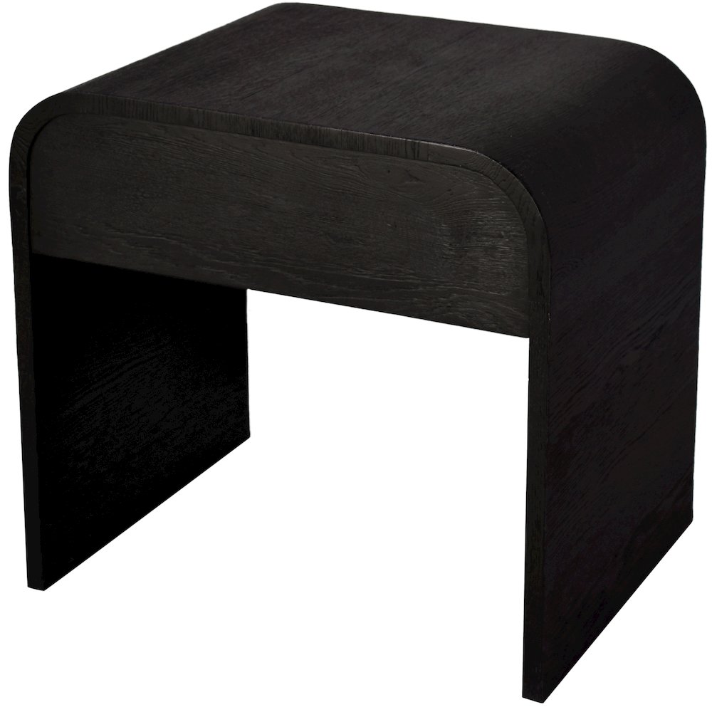 Cresthill Black Oak Night Stand. Picture 4