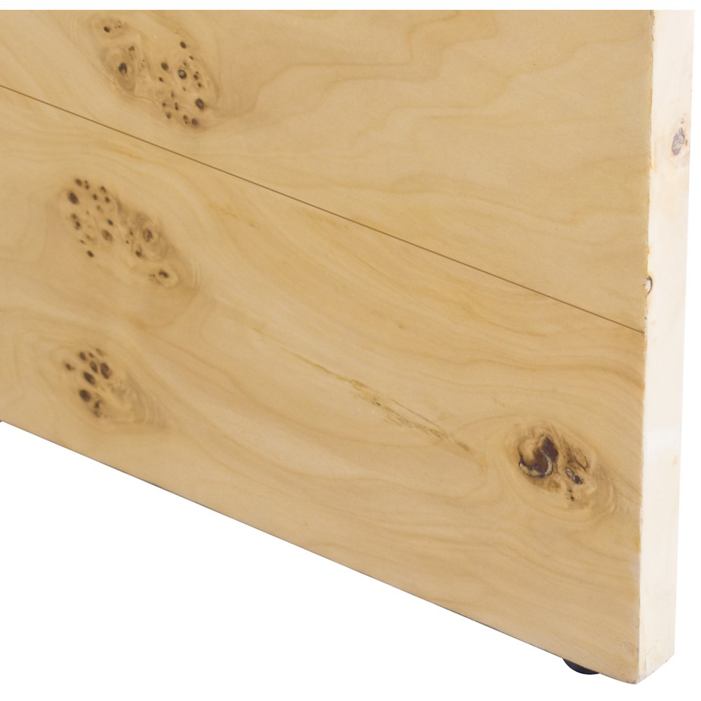 Cresthill Natural Burl Wood Night Stand. Picture 8