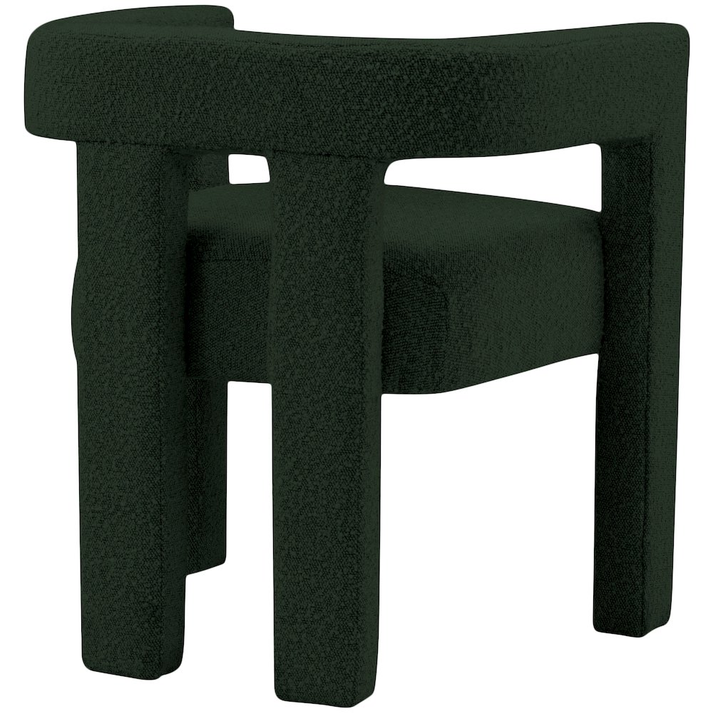 Athena Green Boucle Fabric Accent/Dining Chair. Picture 2