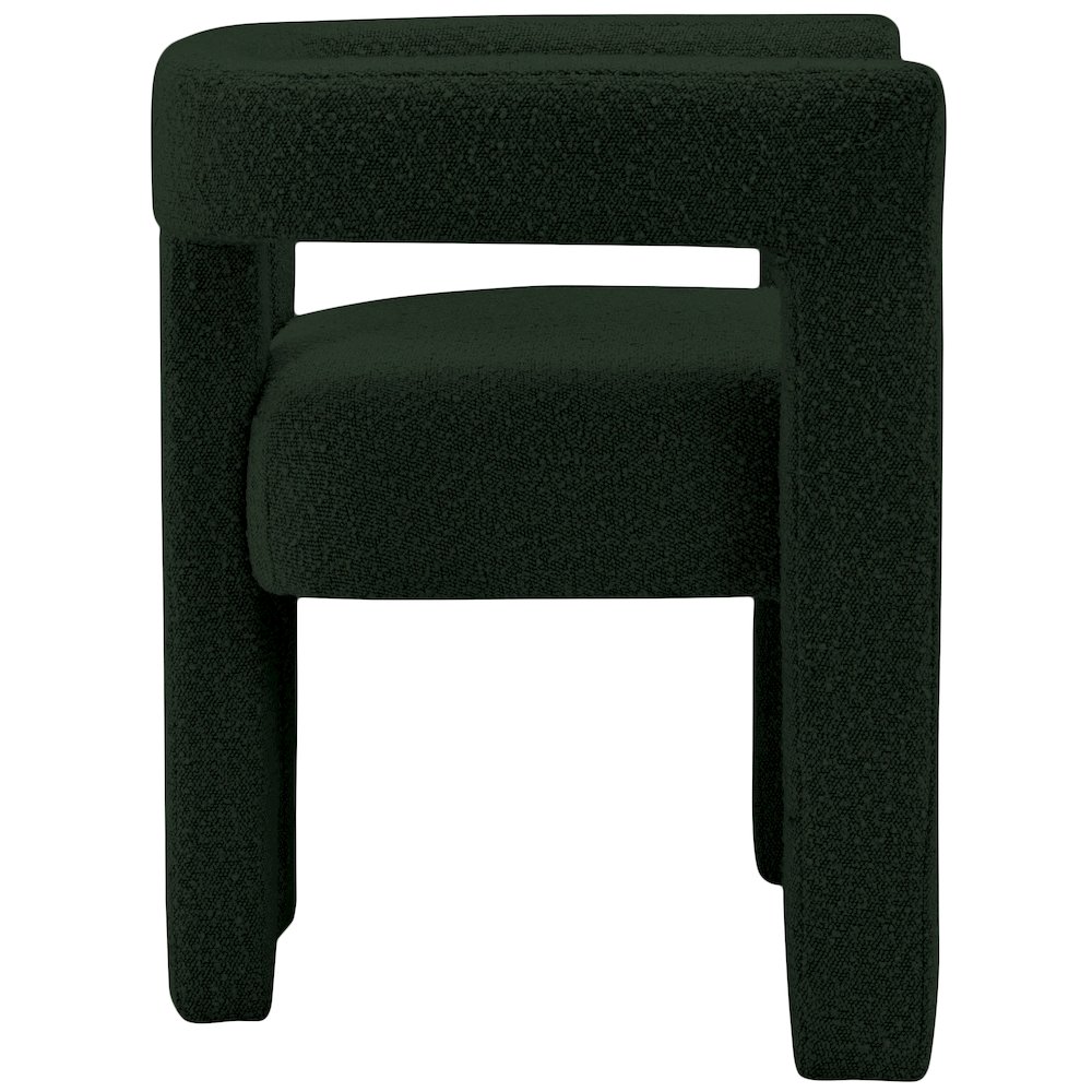 Athena Green Boucle Fabric Accent/Dining Chair. Picture 3