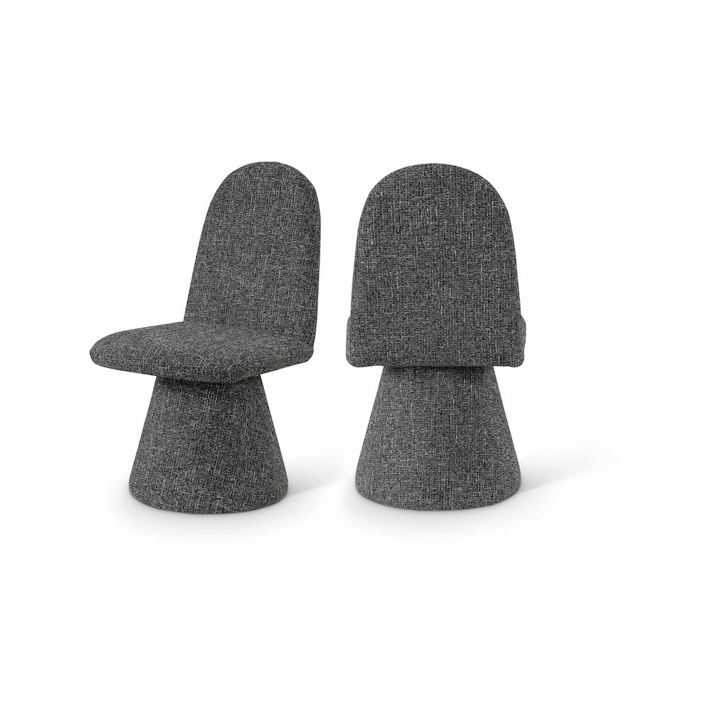 Renuar Black Dining Chair, Set of 2. Picture 1