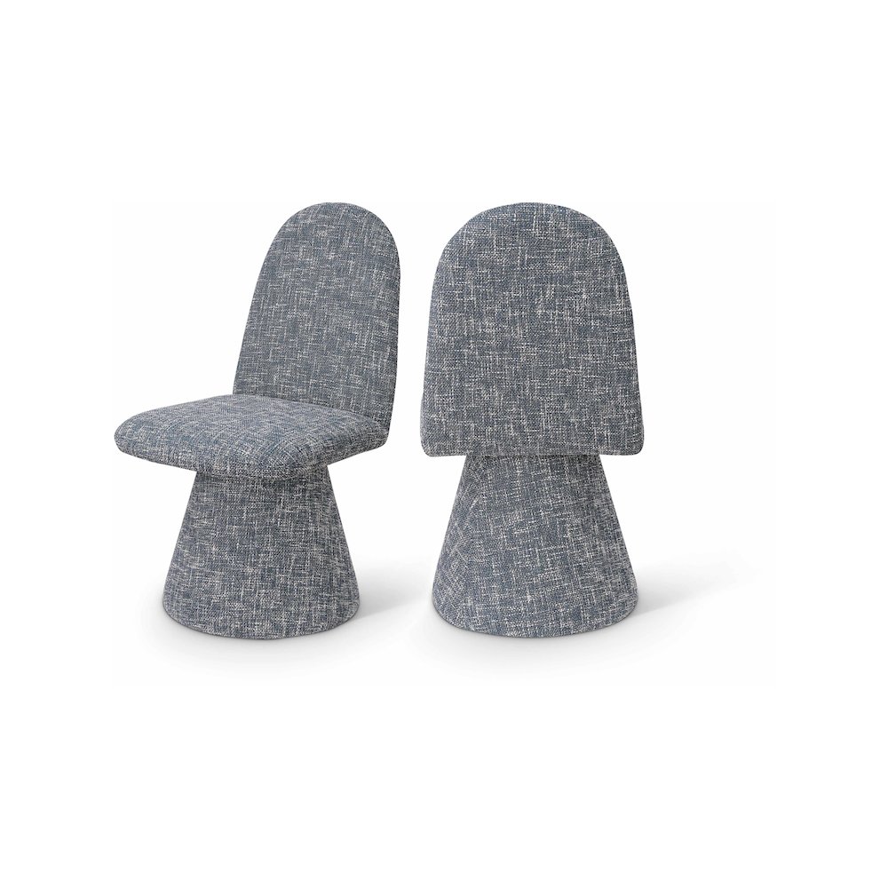 Renuar Blue Dining Chair, Set of 2. Picture 1