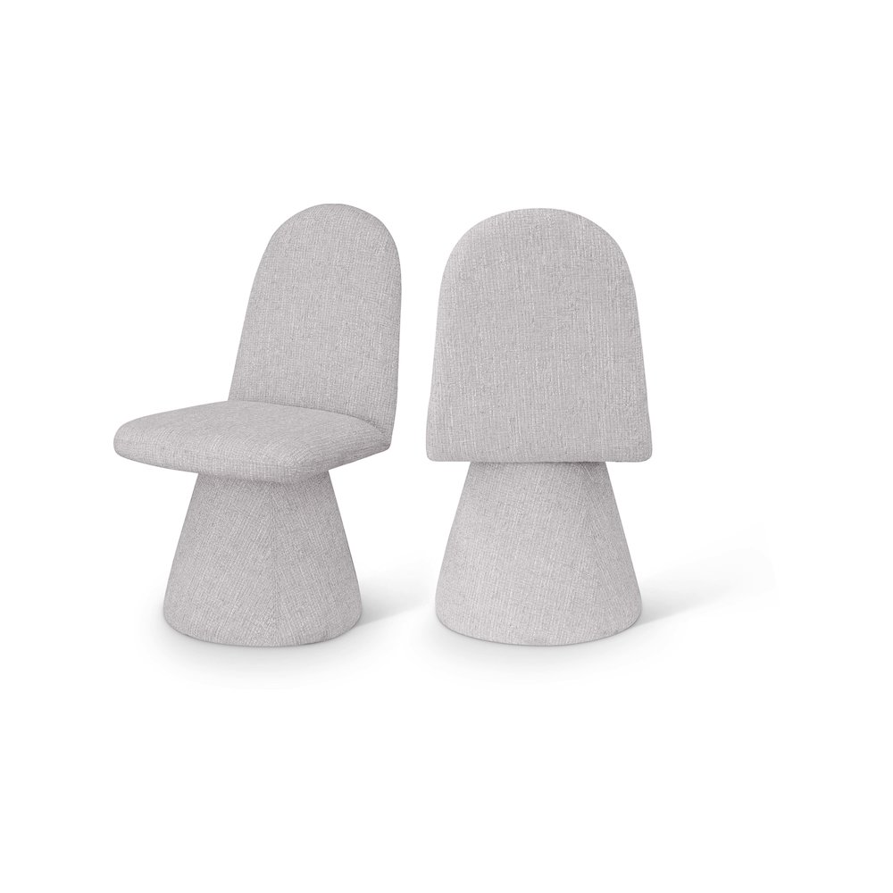 Renuar Grey Dining Chair, Set of 2. Picture 1