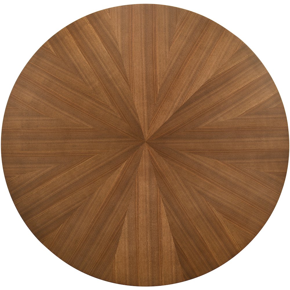 Woodson Rich Walnut Veneer Dining Table. Picture 2