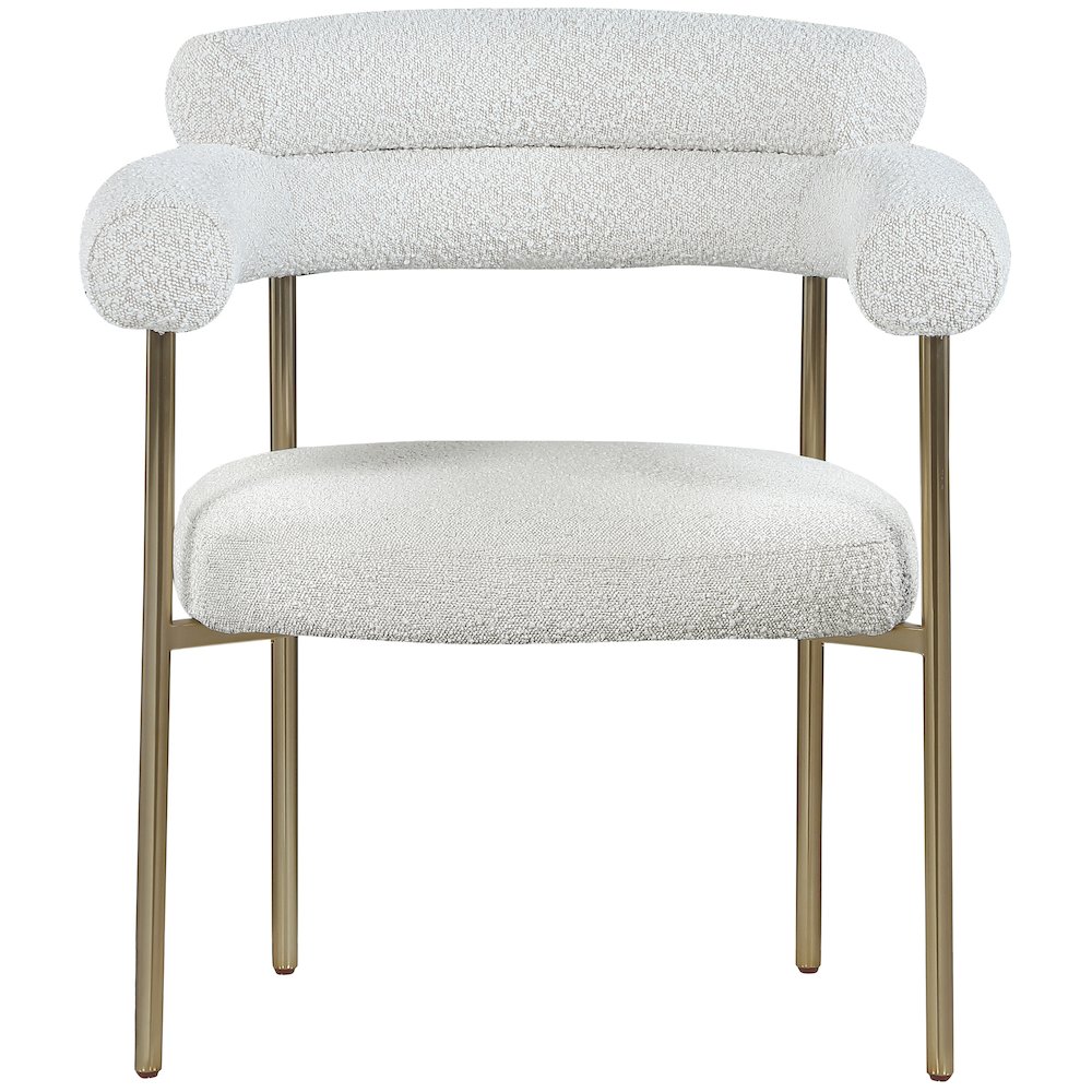 Blake Cream Boucle Fabric Dining Chair, Set of 2. Picture 3