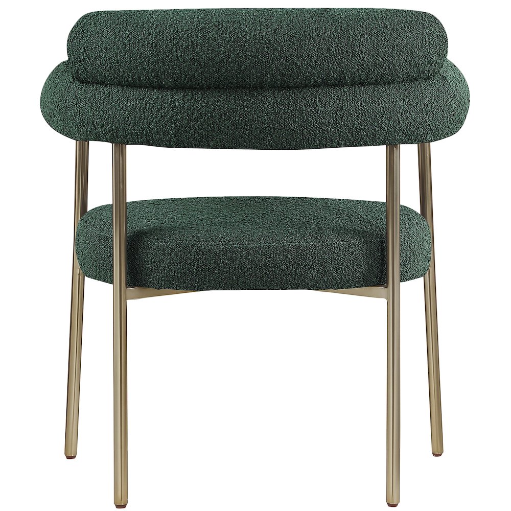 Blake Green Boucle Fabric Dining Chair, Set of 2. Picture 2
