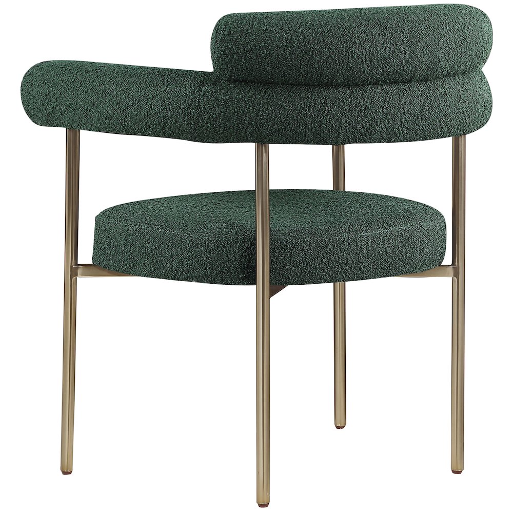 Blake Green Boucle Fabric Dining Chair, Set of 2. Picture 5