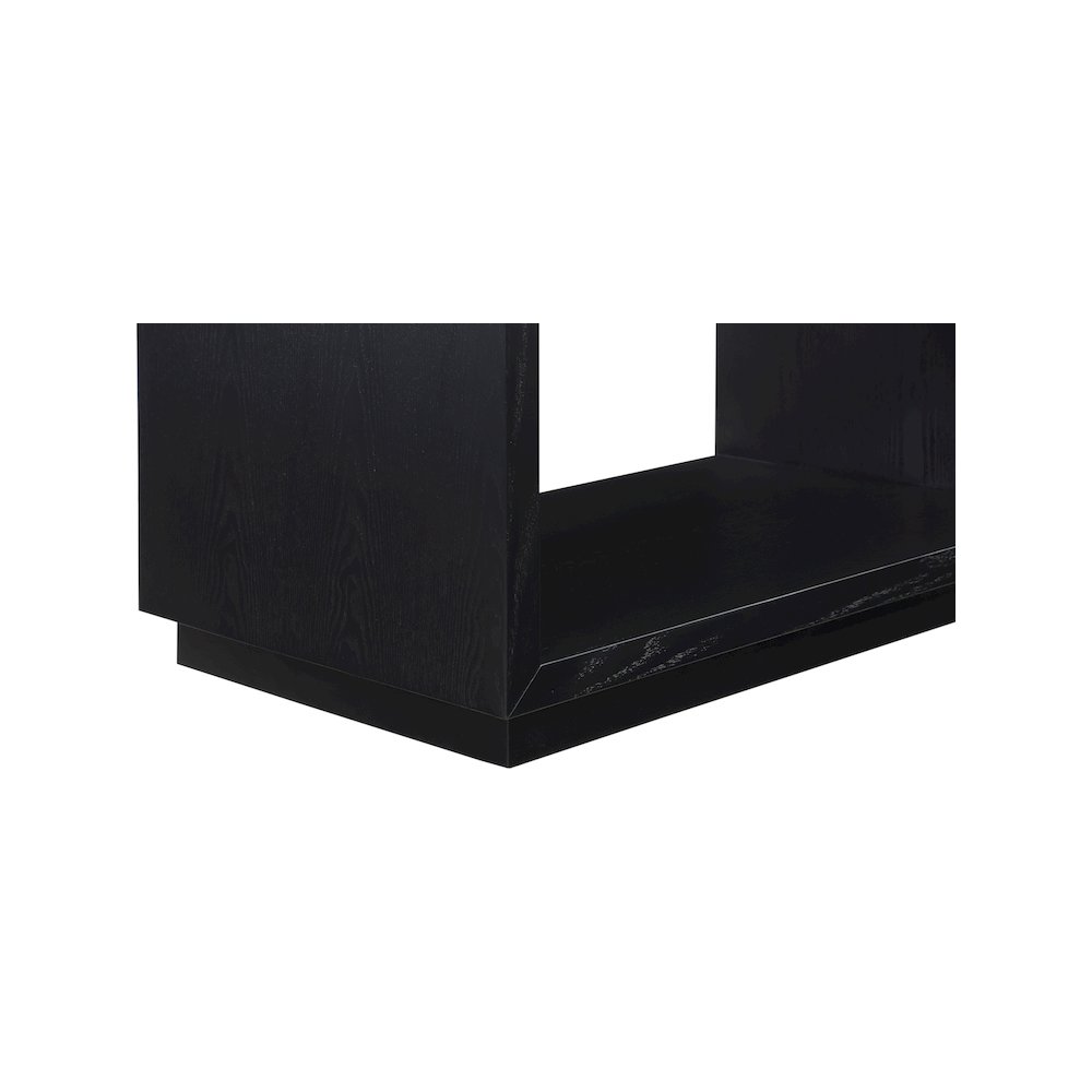 Avery Black Wood Veneer Night Stand. Picture 12