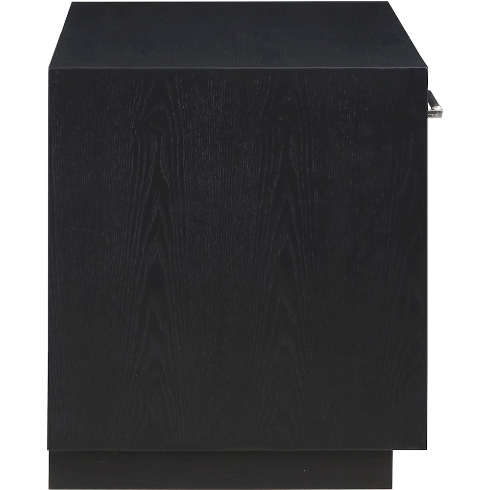 Avery Black Wood Veneer Night Stand. Picture 7