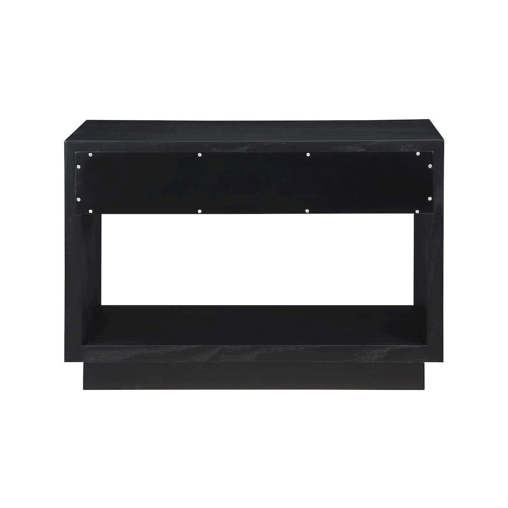Avery Black Wood Veneer Night Stand. Picture 8