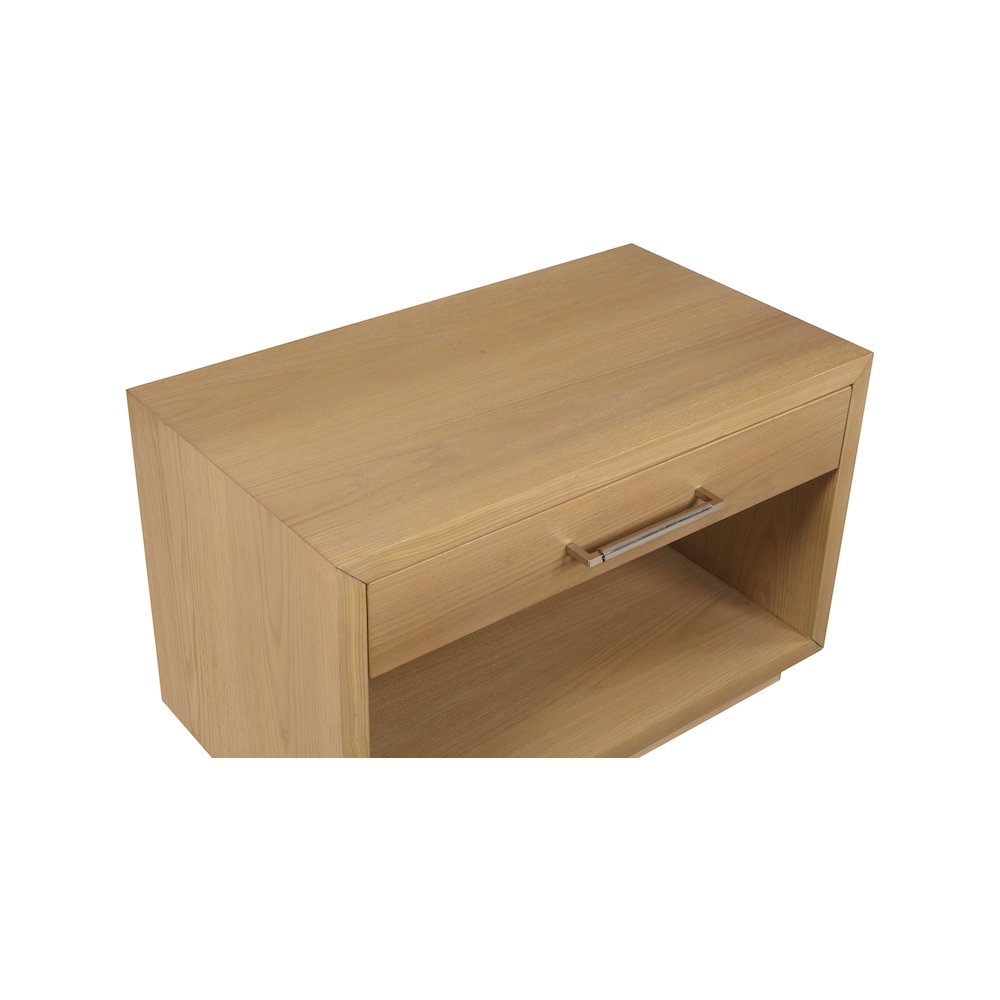 Avery Oak Wood Veneer Night Stand. Picture 11
