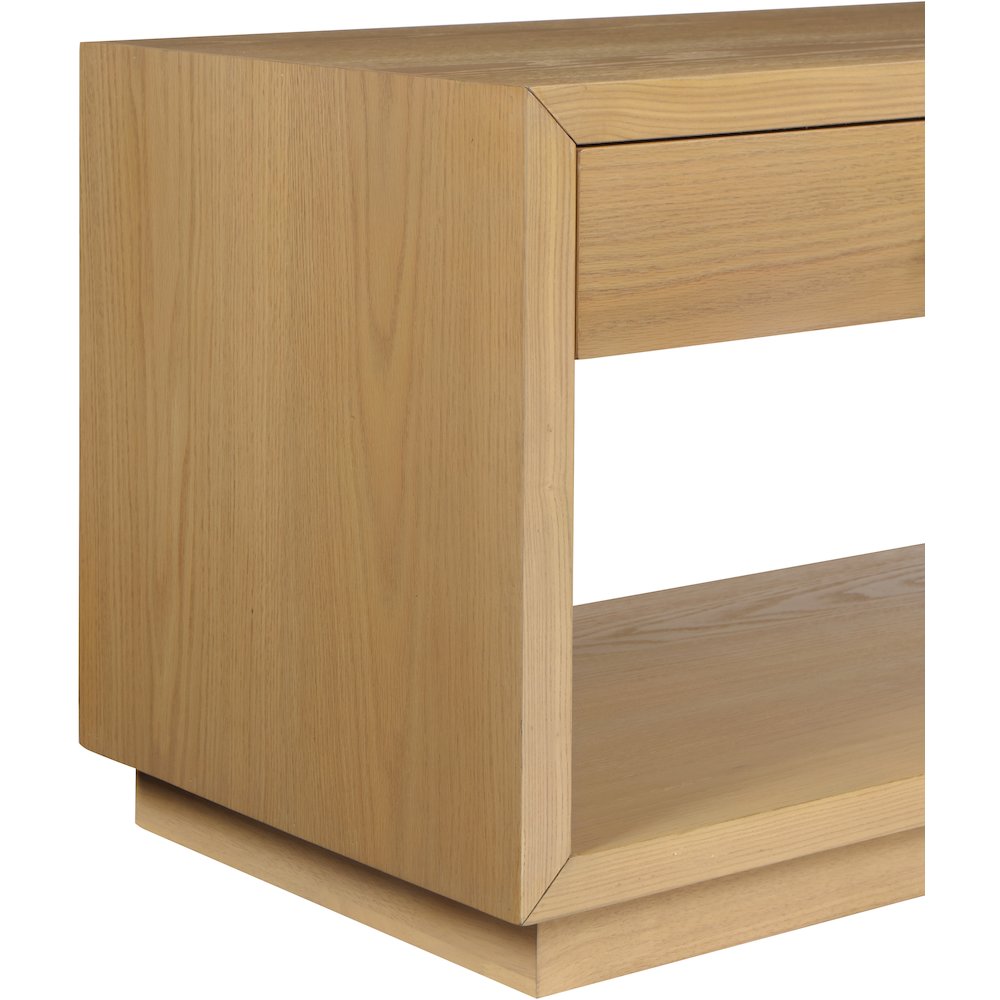 Avery Oak Wood Veneer Night Stand. Picture 12