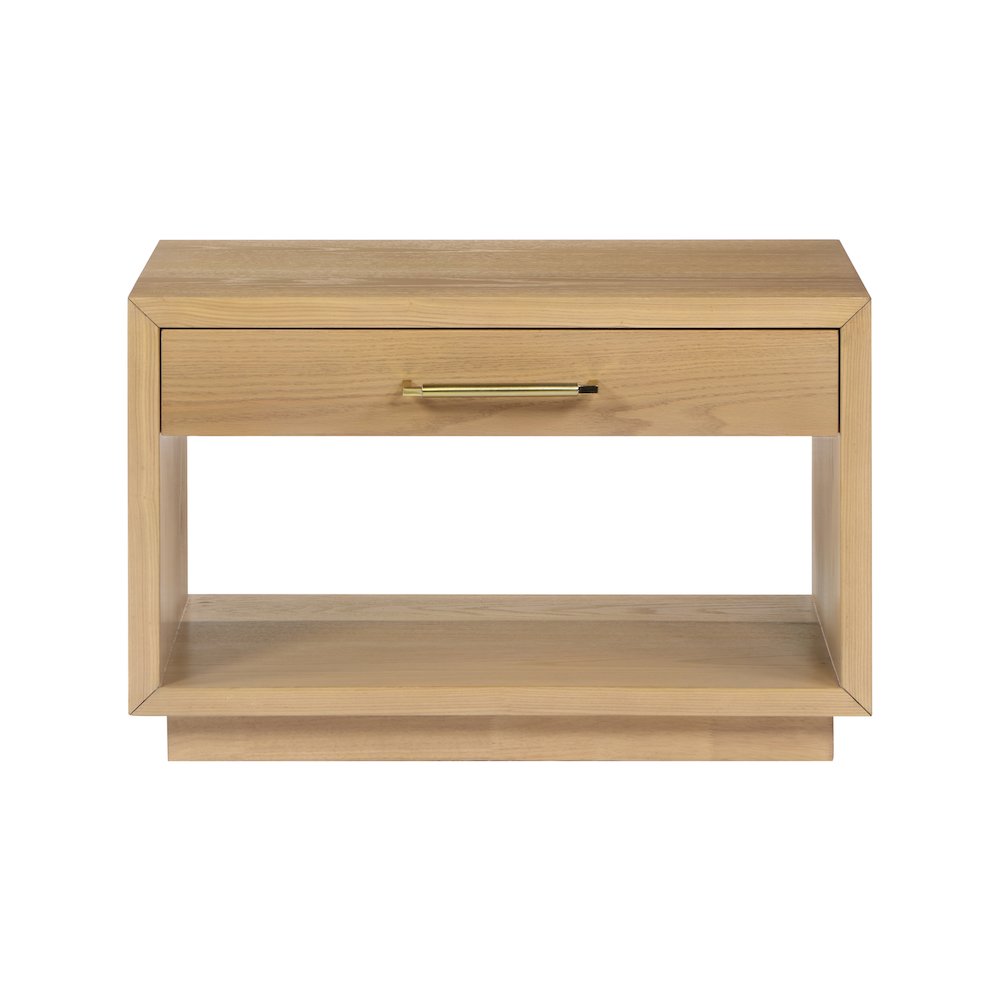 Avery Oak Wood Veneer Night Stand. Picture 4