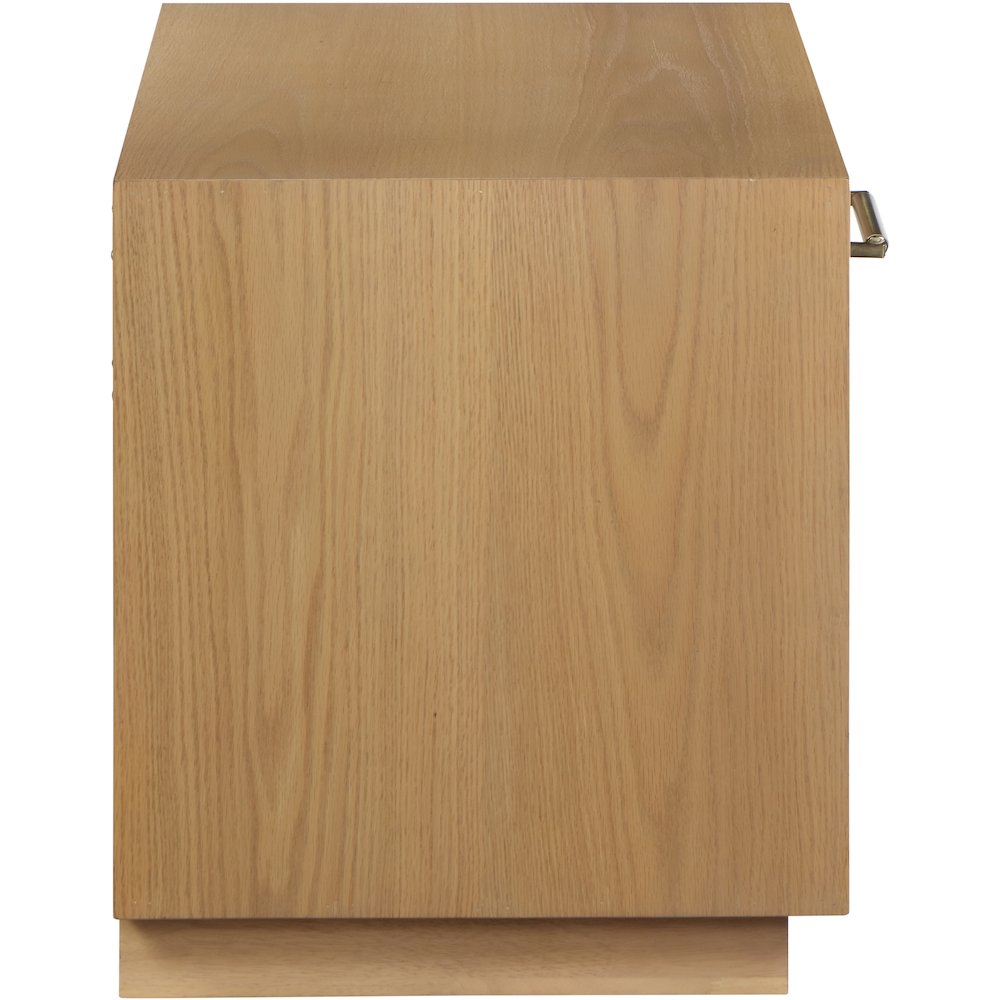 Avery Oak Wood Veneer Night Stand. Picture 6