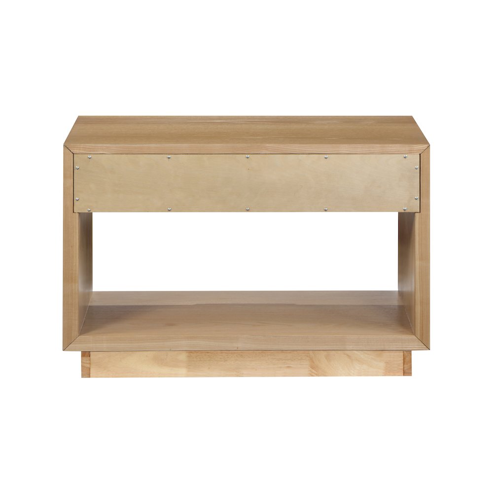 Avery Oak Wood Veneer Night Stand. Picture 8