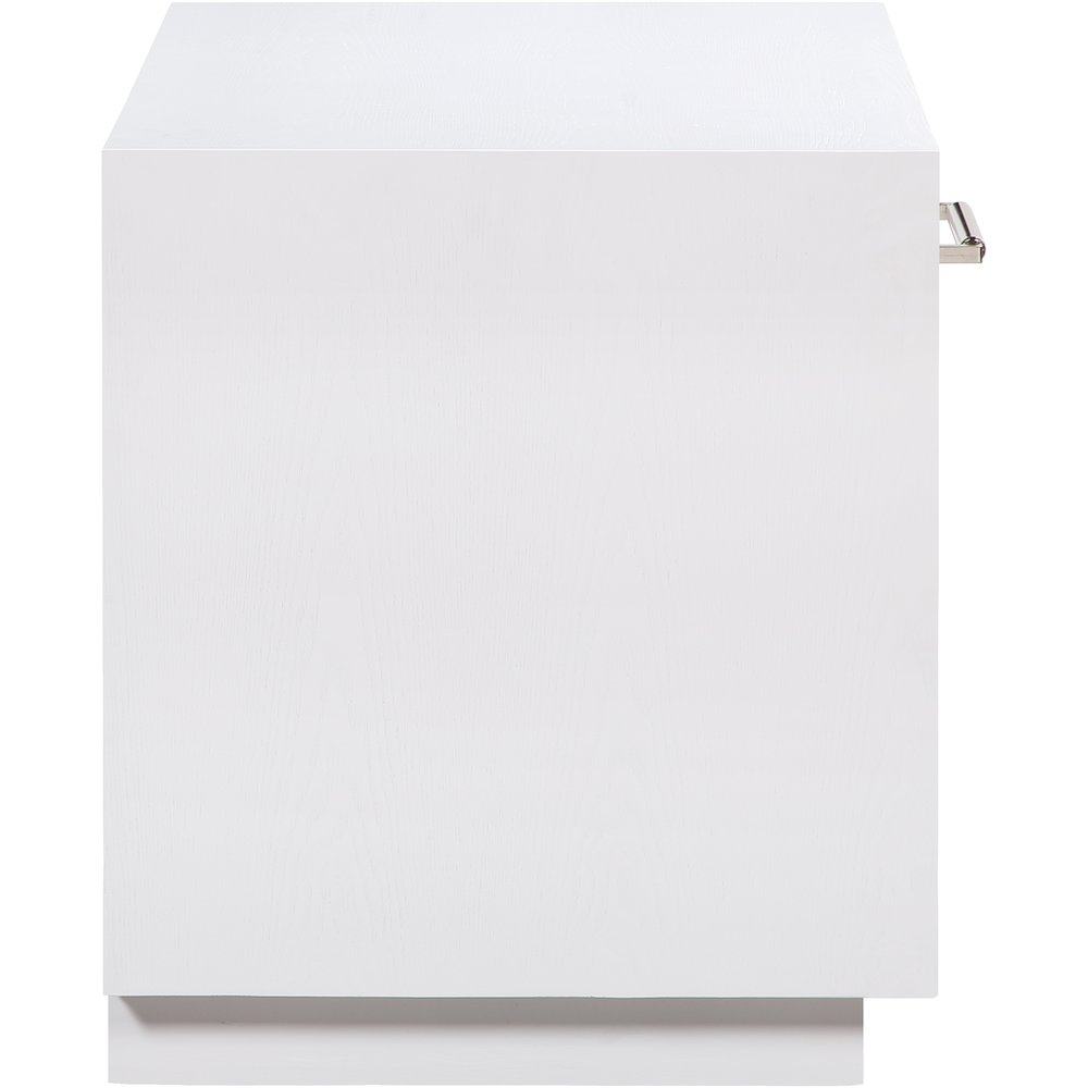 Avery White Wood Veneer Night Stand. Picture 7
