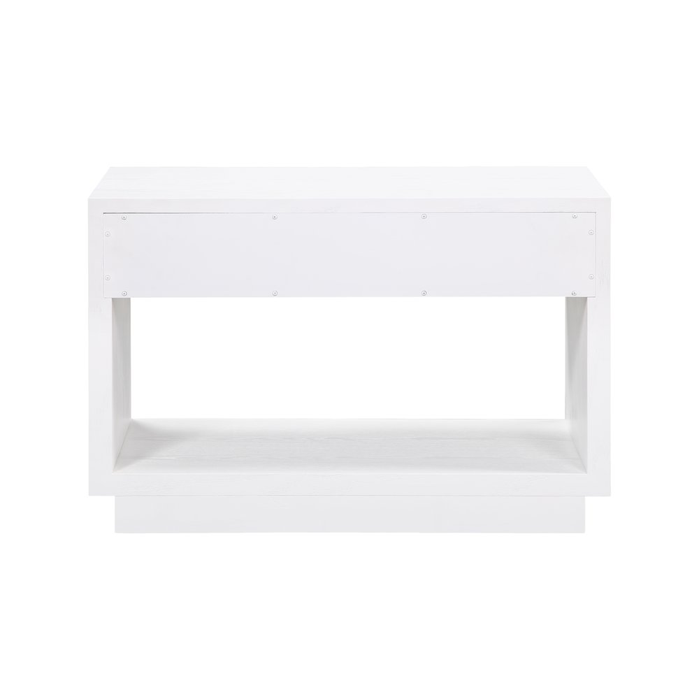 Avery White Wood Veneer Night Stand. Picture 8