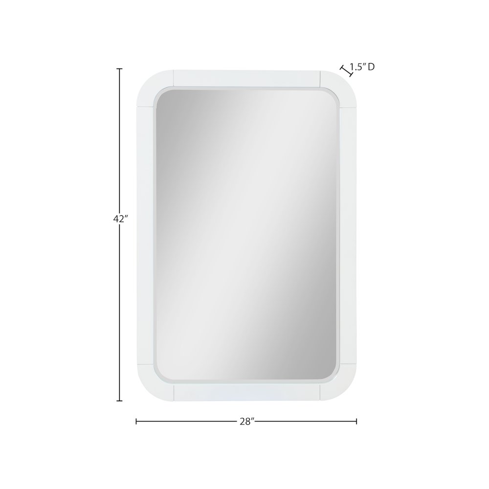 Sage White Mirror. Picture 4