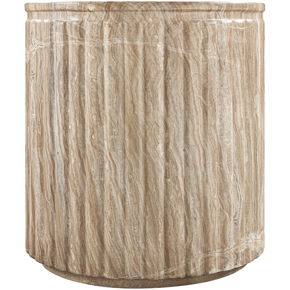 Catania Beige Concrete Indoor/Outdoor End Table. Picture 3