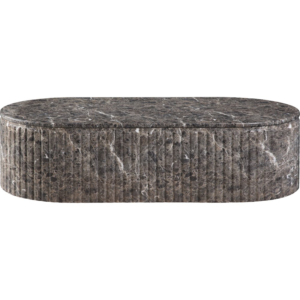 Catania Brown Concrete Indoor/Outdoor Coffee Table. Picture 3