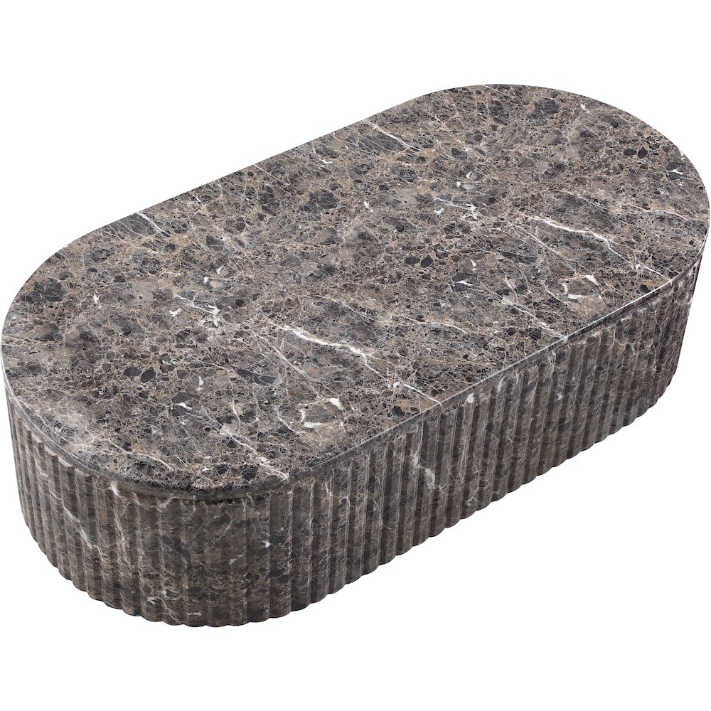 Catania Brown Concrete Indoor/Outdoor Coffee Table. Picture 5