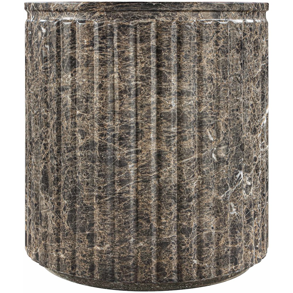 Catania Brown Concrete Indoor/Outdoor End Table. Picture 3