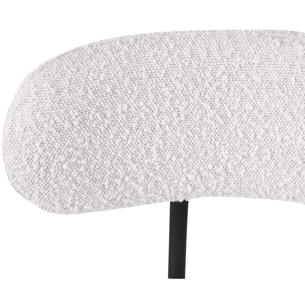 Beacon Cream Boucle Fabric Stool, Set of 2. Picture 6