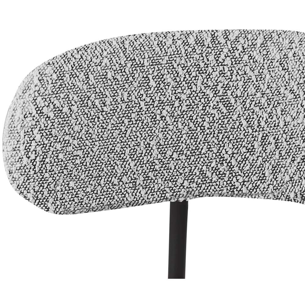 Beacon Grey Boucle Fabric Stool, Set of 2. Picture 6