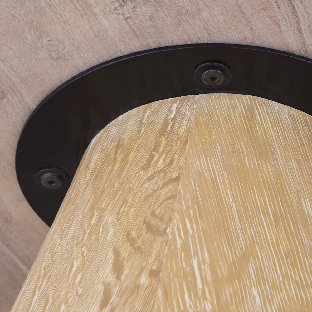 Linette White Oak Dining Table. Picture 9
