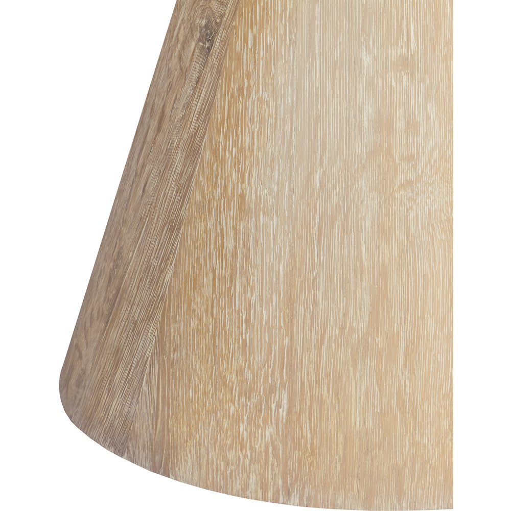 Linette White Oak Dining Table. Picture 10