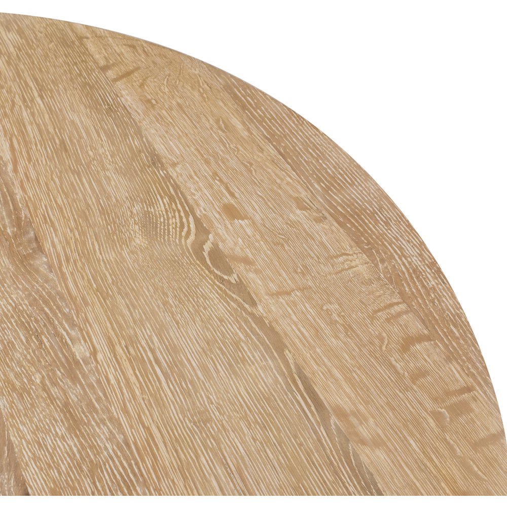 Linette White Oak Dining Table. Picture 4