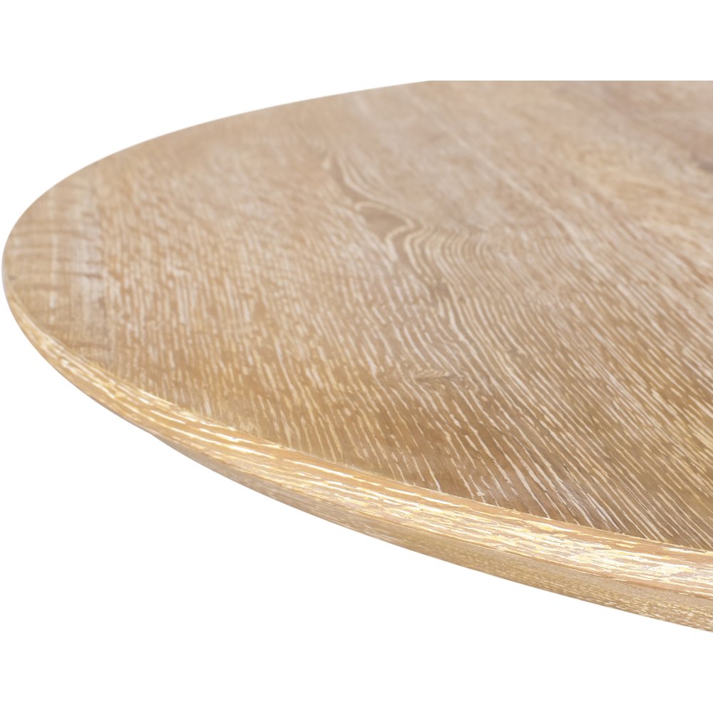 Linette White Oak Dining Table. Picture 5