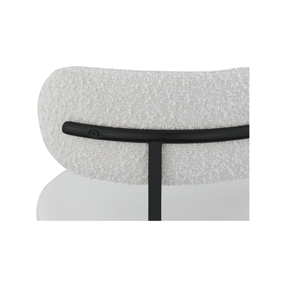 Beacon Cream Vegan Leather Seat Stool, Set of 2. Picture 4