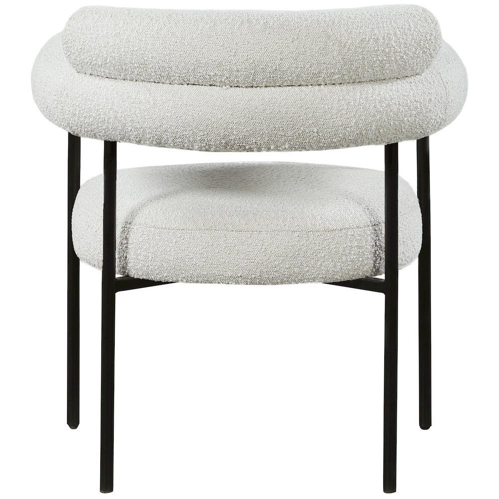 Blake Cream Boucle Fabric Dining Chair, Set of 2. Picture 2
