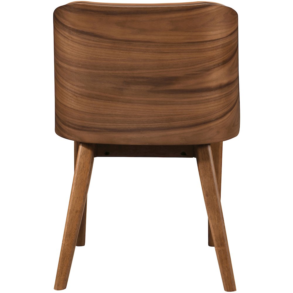 Glenwood Cognac Vegan Leather Upholstered Dining Chair, Set of 2. Picture 7