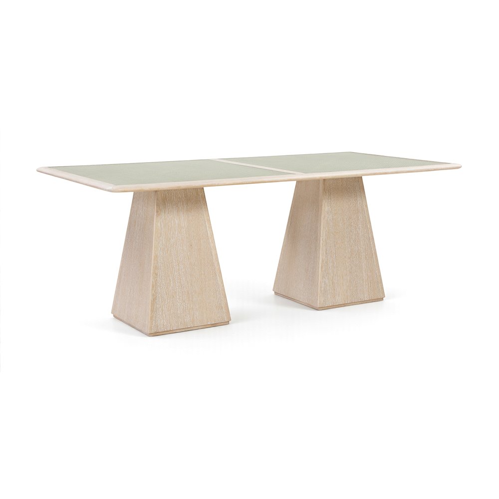Atrium 78" Natural Wood Dining Table. Picture 1