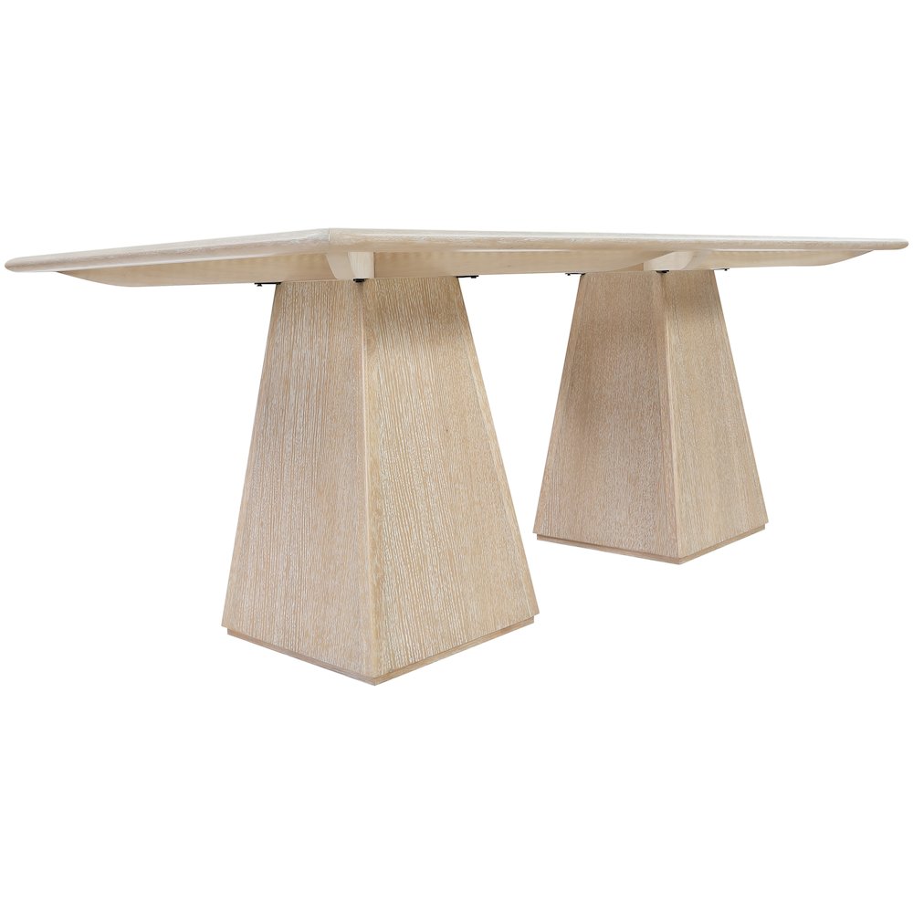 Atrium 78" Natural Wood Dining Table. Picture 3