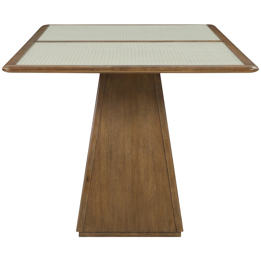 Atrium 78" Brown Wood Dining Table. Picture 8