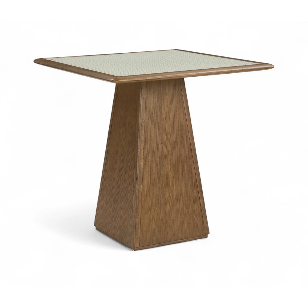 Atrium Brown Wood Counter Height Table. Picture 1