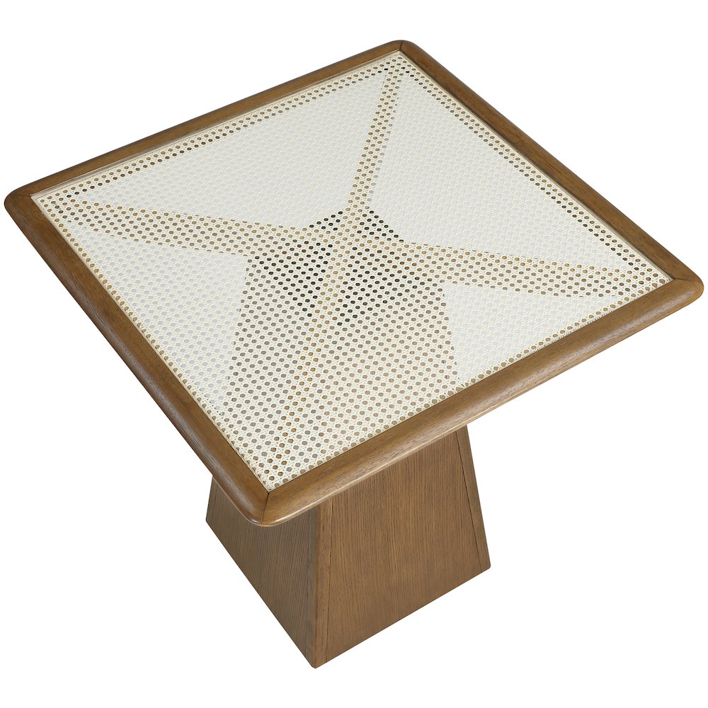 Atrium Brown Wood Counter Height Table. Picture 3