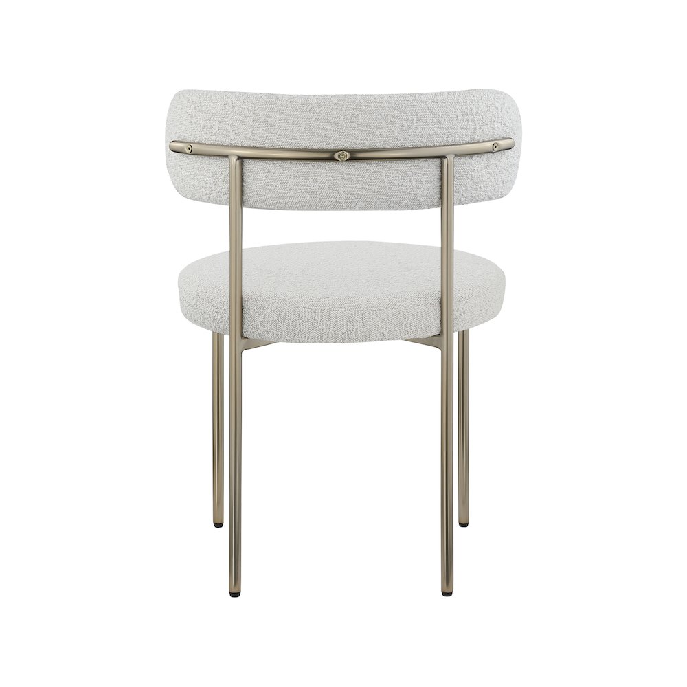 Beacon Cream Boucle Fabric Dining Chair, Set of 2. Picture 2