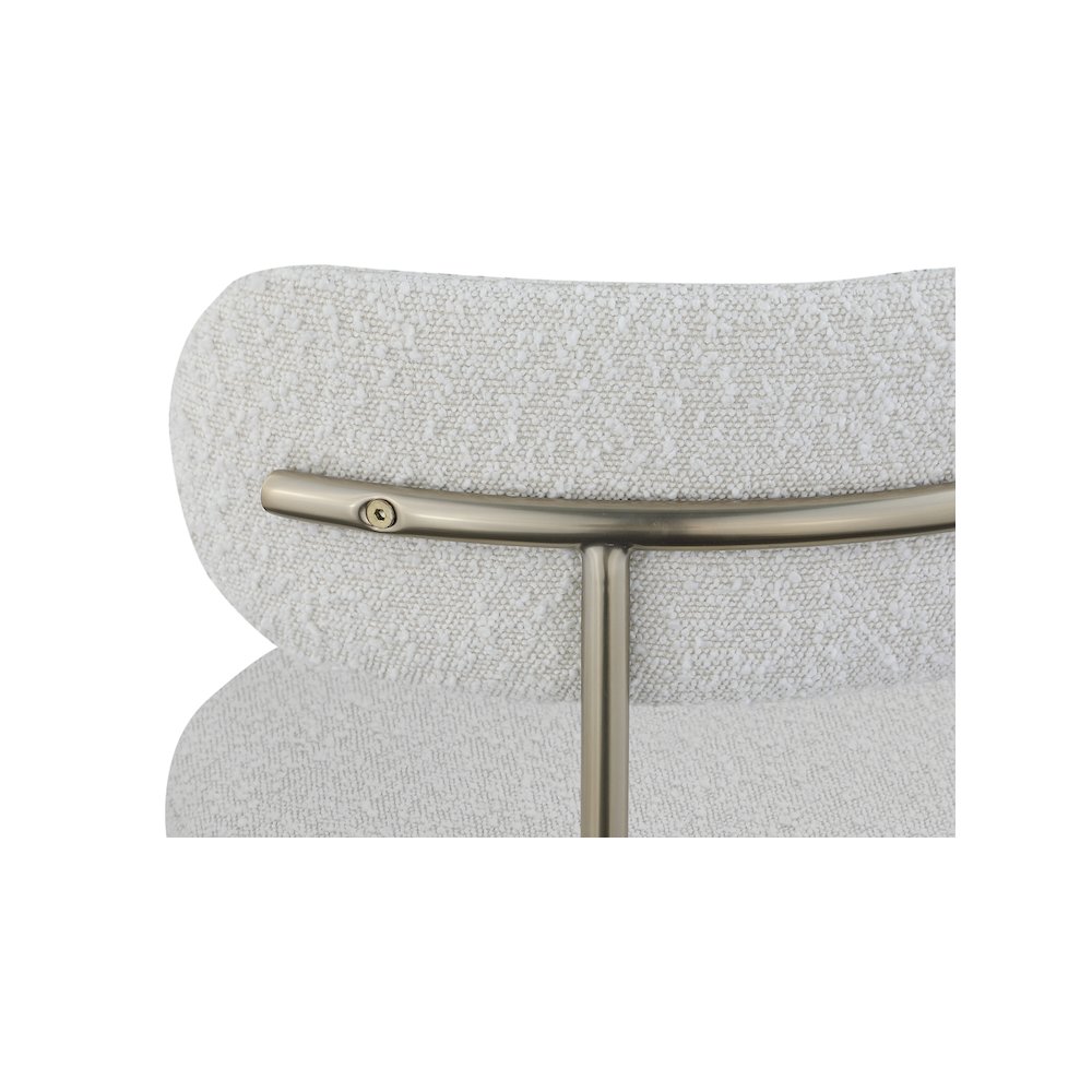 Beacon Cream Boucle Fabric Dining Chair, Set of 2. Picture 6