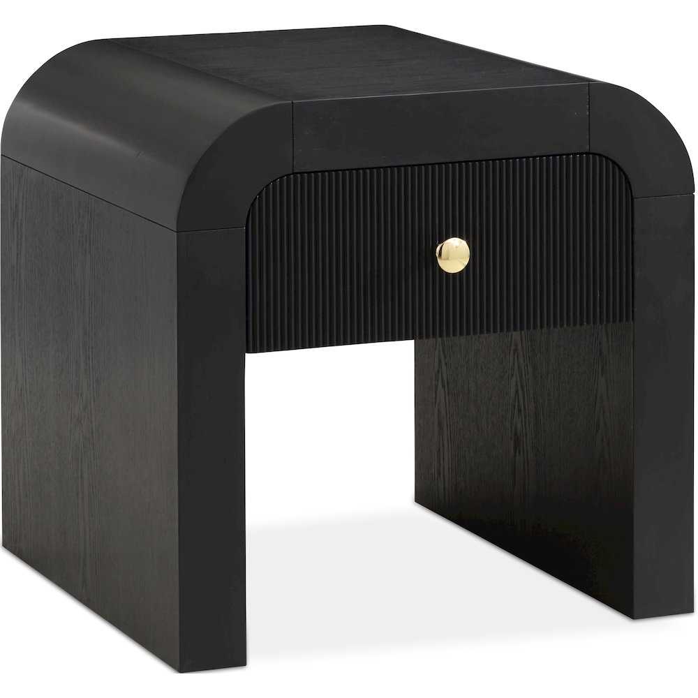 Artisto Black End Table. Picture 1