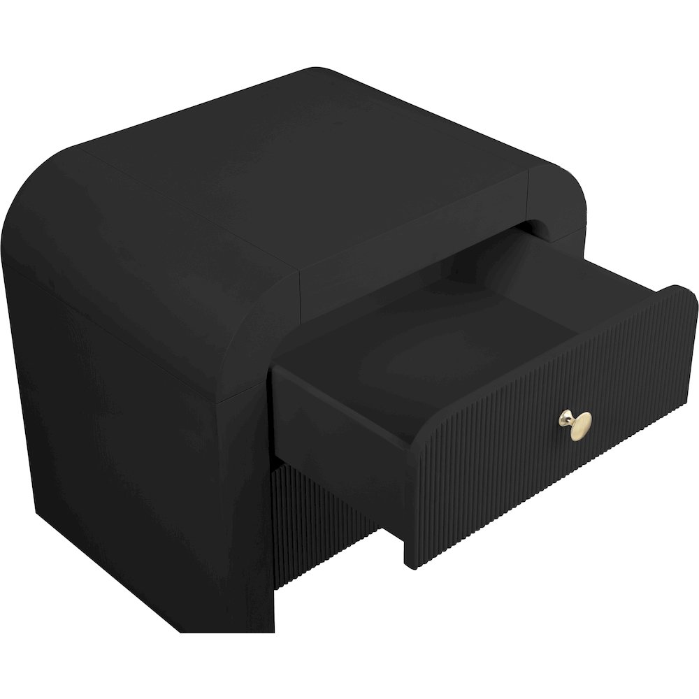 Artisto Black Night Stand. Picture 9